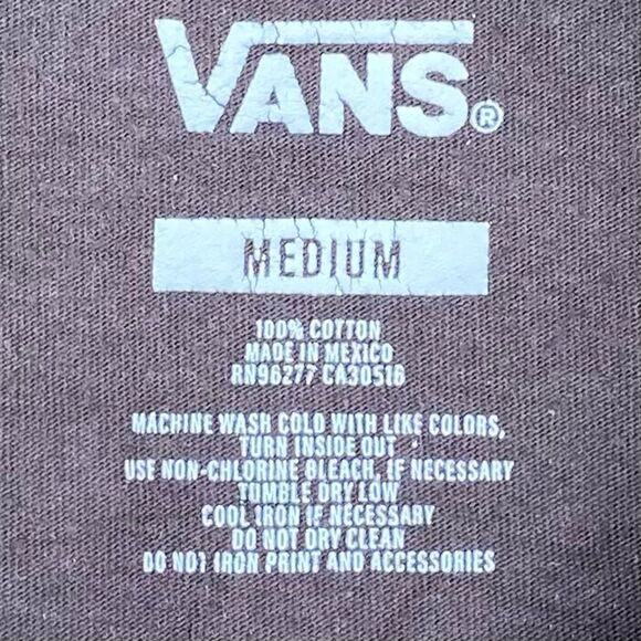 Vans “Off the “Wall” Black Graphic Sunny Daze in Your Grasp T-Shirt. Medium EUC! - Picture 5 of 5